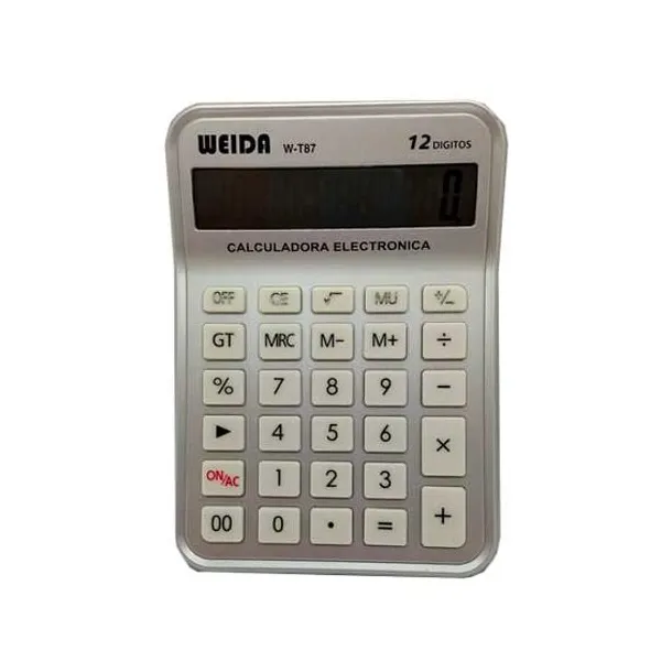 Calculadora weida w-t87 12 dig.