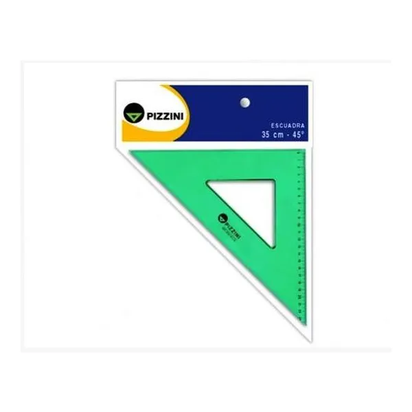 Escuadra estudio 35cmx45º Pizzini