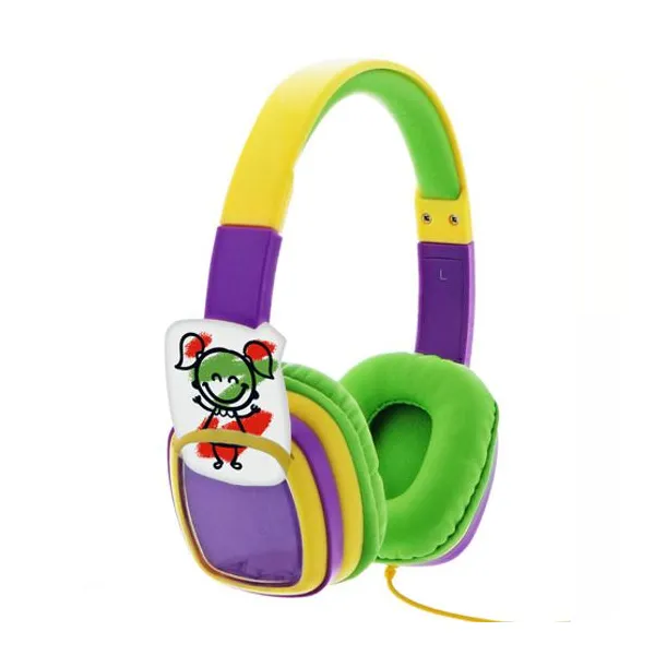 Auriculares xtech infantil con cable amarillo