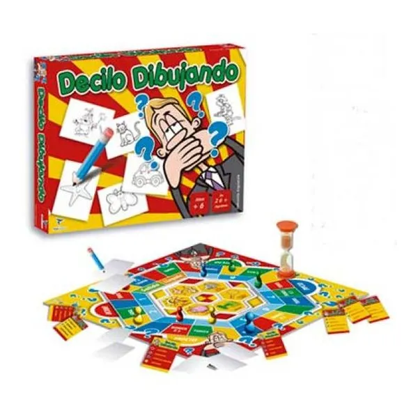 Decilo dibujando