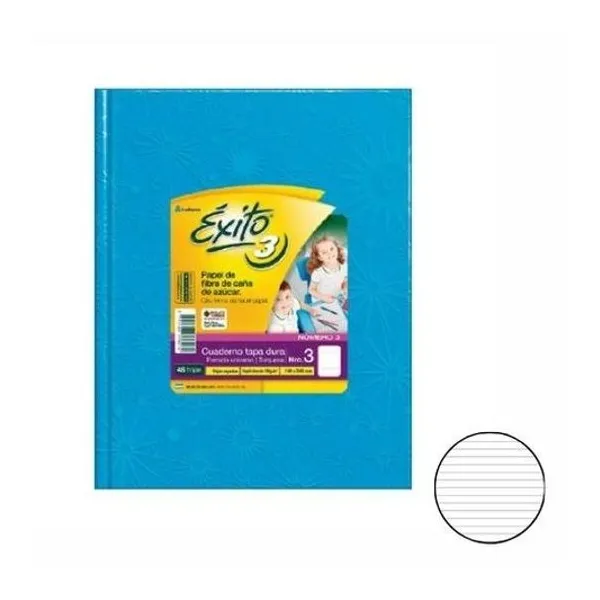 Cuaderno 19x24 rayado t/d universo celeste 48h Éxito