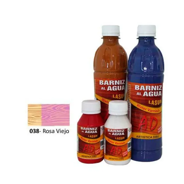 Barniz ad al agua lasur 100 ml038- rosa viejo
