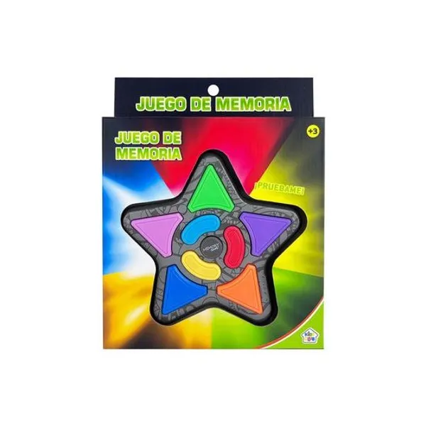 Juego de memoria estrella en caja 18.5x23.5x3.5 cm