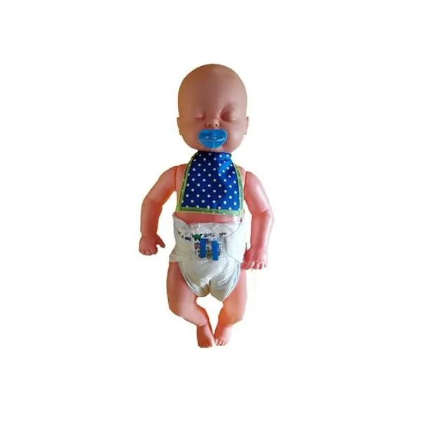 Bebé grande manolo plástico/plastisol en bolsa 40 cm