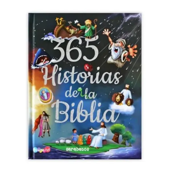 Libro cuentos. 365 cuentos historias de la biblia.tapa acolchada 21x28 cm 200 pág