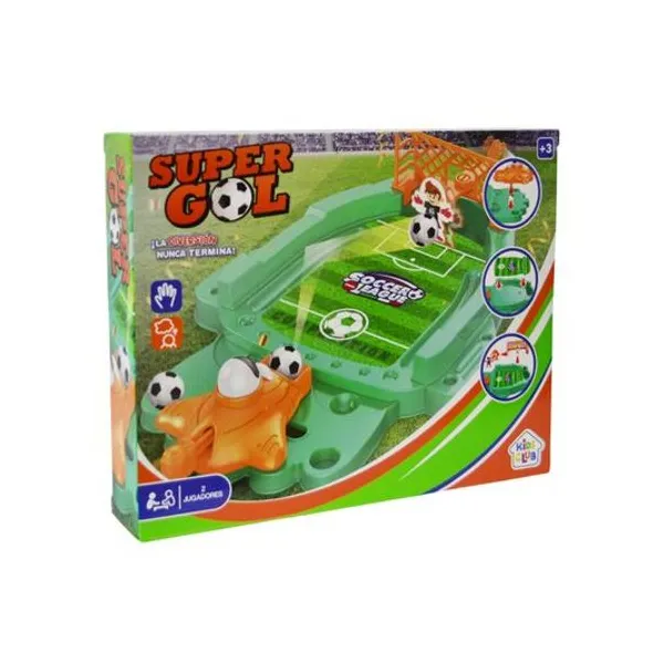 Juego de mesa super gol fútbol en caja 26x20x4.5 cm