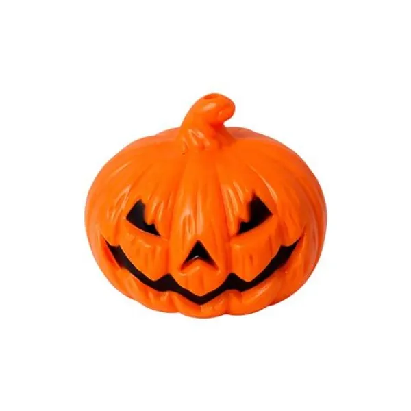 Calabaza halloween con luz led 6x5 cm x unidad
