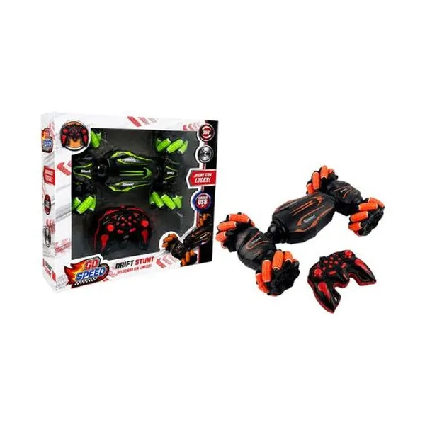 Auto go speed a radio control 360º con luces carga usb en caja 34x31x8 cm