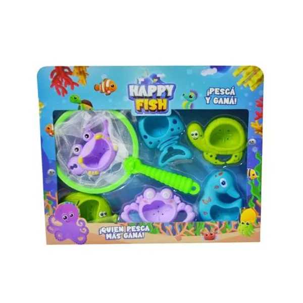 Set de pesca con red en caja 31.5x26.8x5.3 cm
