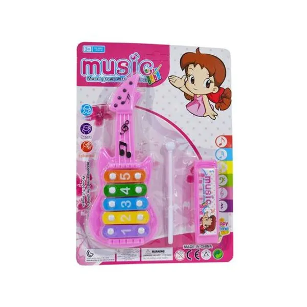 Set de intrumentos musicales en blister 28x20x2 cm
