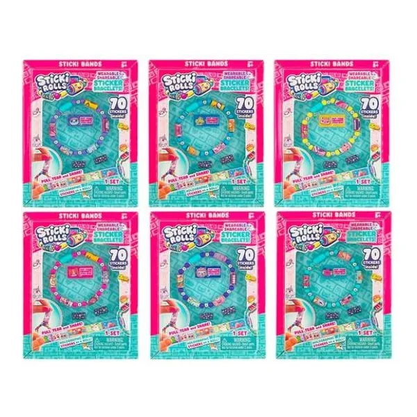 Sticki rolls bands pulsera brazalete con stickers holograficos 17 13