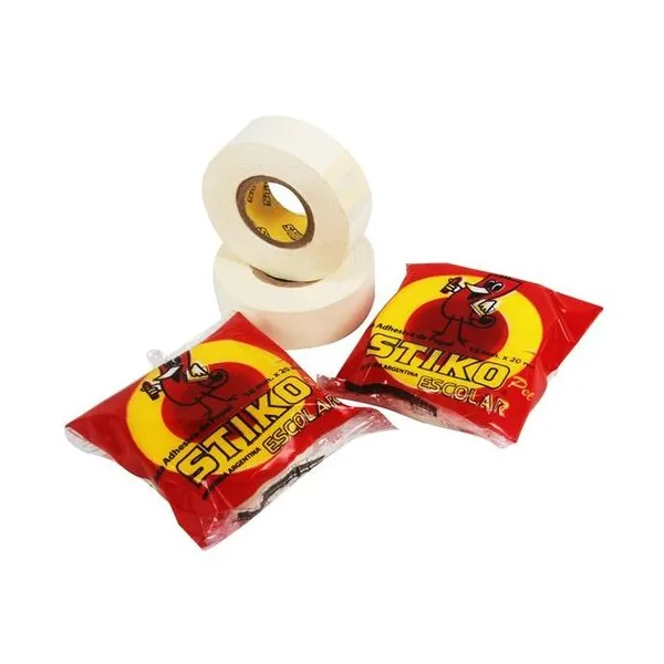 Cinta de papel escolar 18mmx20 mts x1 unidad stiko