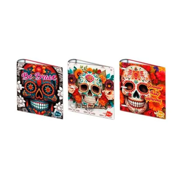 Carpeta carta 3x40 calavera x1 surtido inkdrop