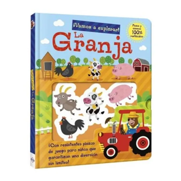 Vamos a explorar la granja. tapa dura/20x25 cm/10 páginas