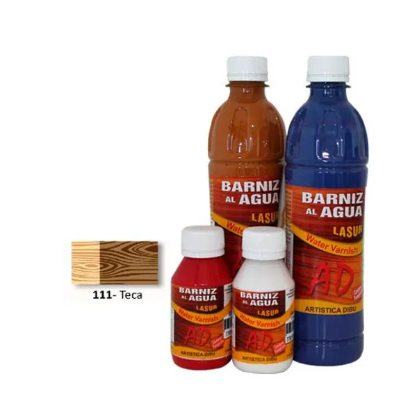 Barniz ad al agua lasur 100 ml111- teca