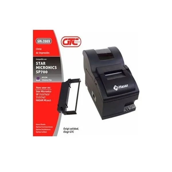 Cinta gtc para star micronics sp 700/712 hasar ml441 nylon