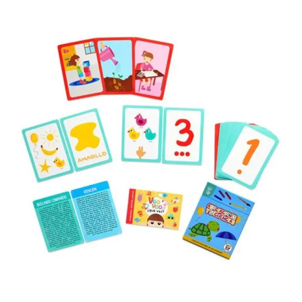 Asociaciones y secuencias - cartas con libro de actividades