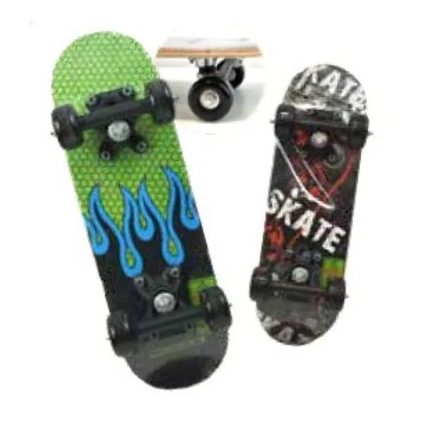 Skateboard 17" blue fire