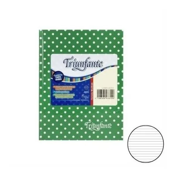 Cuaderno 16x21 rayado 48h t/d lunar Triunfante