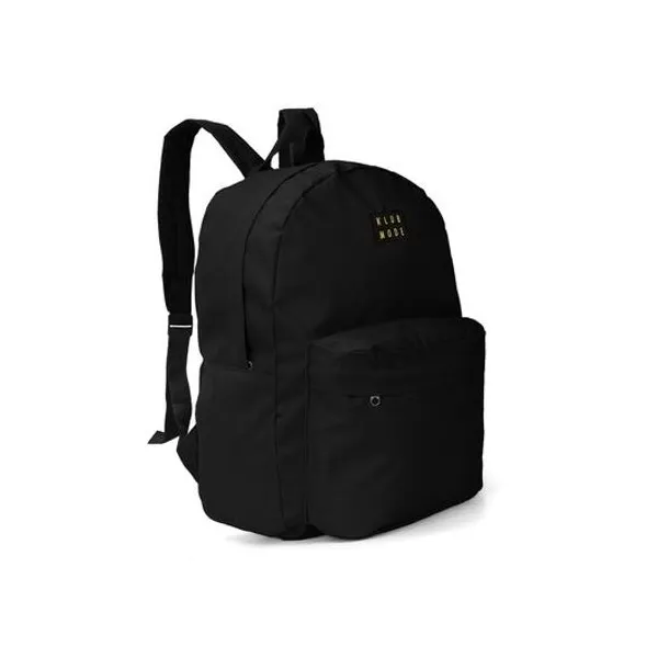 Mochila 17" espalda lisa negra klub mode