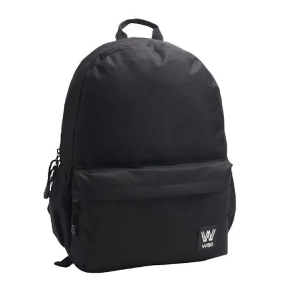 Wbr mochila 17" espalda -lisa- "negro