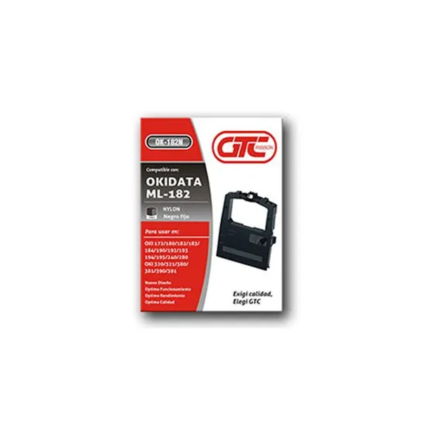 Cinta gtc para okidata ml 182/183/320/321/330 nylon
