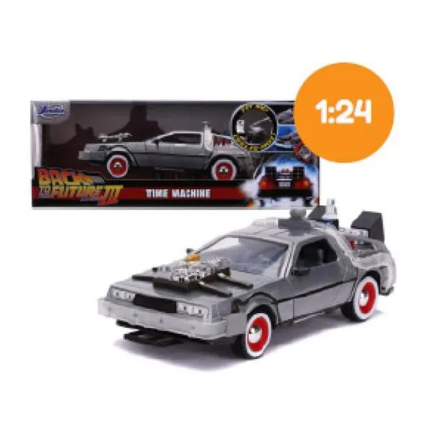 Jada - auto escala 1:24 back to the future 3 delorean - en caja