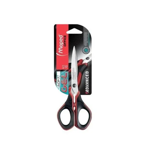 Tijera advanced gel 17 cm en blister Maped