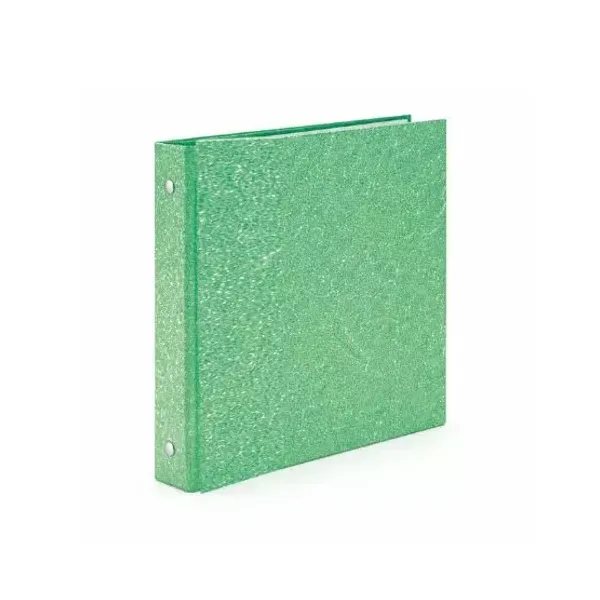 Carpeta escolar the-pel forrada pvc glitter verde
