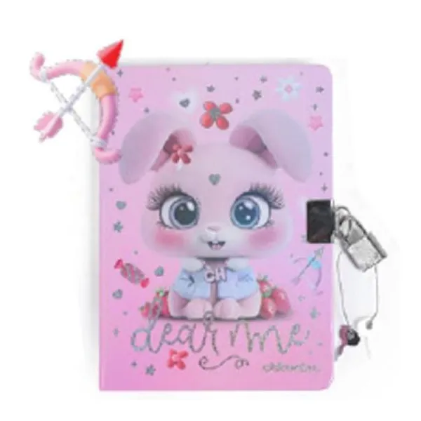 Diario intimo magic bunny con candado 18 13 cm 80 hojas