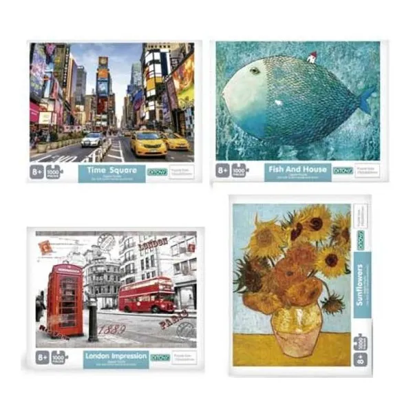 Puzzle sunflowers 1000 piezas 4 modelos