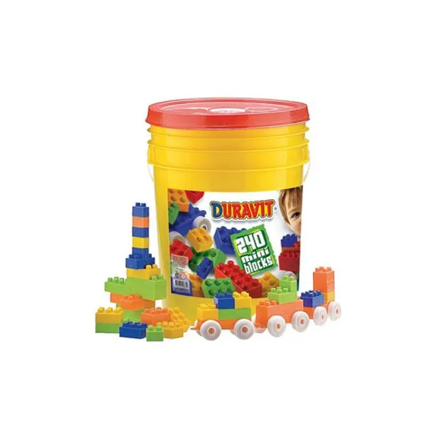 Blocks Duravit chicos balde con 240 piezas