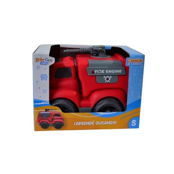 Camión de bomberos en caja 16.5x12x11 cm