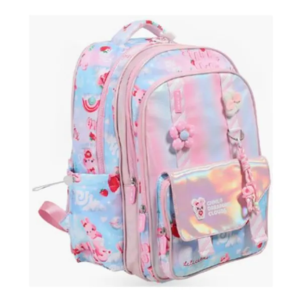 Mochila espalda 17" my friends strawberry sky
