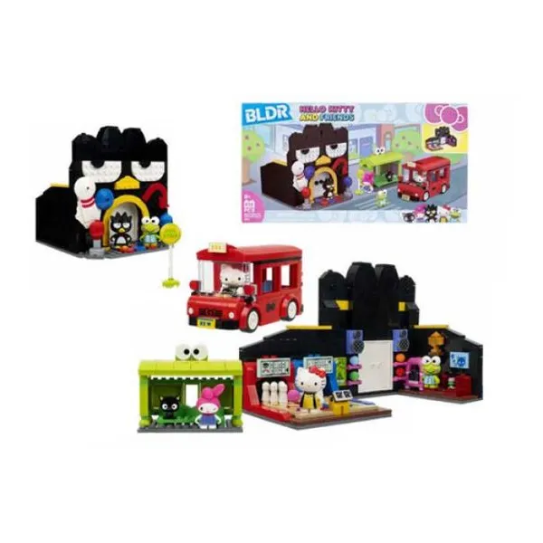 Bldr hello kitty & friends deluxe playset building set