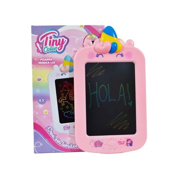 Pizarra mágica lcd 8.5" multicolor 17.5x30 cm Tiny