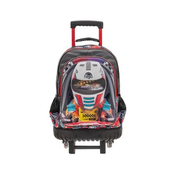 Mochila 18" con carro 3d racer Filgo