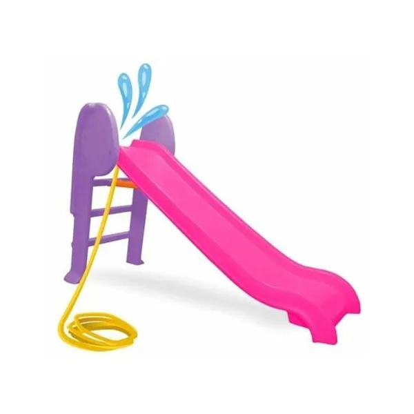 Tobogan 3 escalones plegable plástico con aspersor de agua 84x133x48 cm (aproximadamente) garden toys