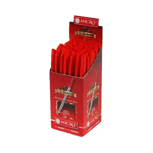 Bolígrafo Simball dolche rojo 1 mm