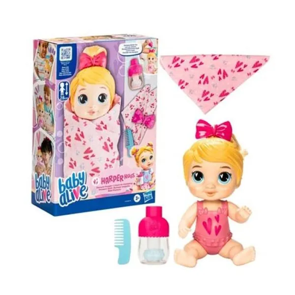 Baby alive harper hughs burbujas relajantes 29 cm