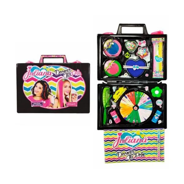 Valija decora tu pelo 13pzs 19x13 cm Juliana - jyjjul018