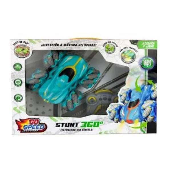 Auto stunt radio control con luces carga usb