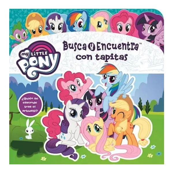 Mi pequeño pony busca y encuentra con tapitas