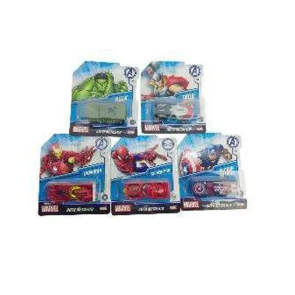 Autitos metalicos Avengers 12pzas/display