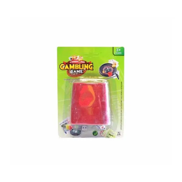 Juego de cubo con dados en blister 12x17 cm