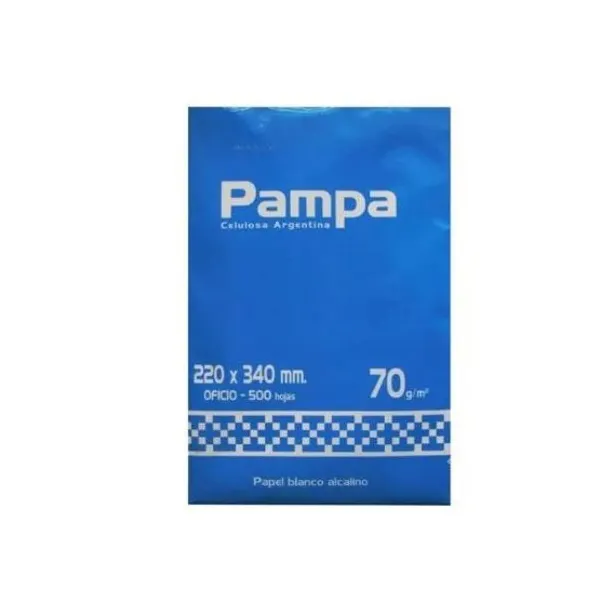 Resma papel pampa 22 x34 cm70 grsx 500 hs.