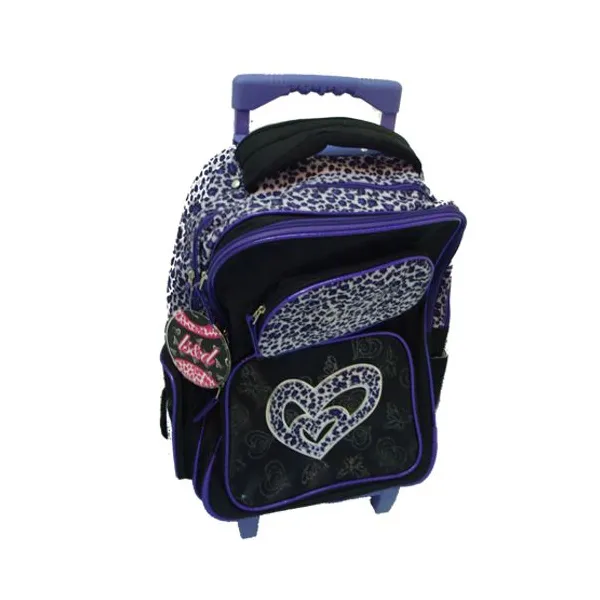 Mochila con carro 18" lsyd corazón animal print