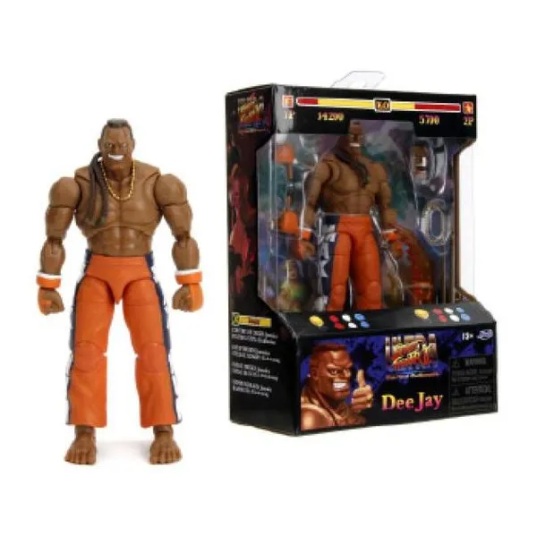 Jada - figura de accion 15 cm articulada street fighter dee jay con accesorios -