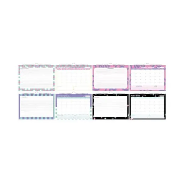 Planner mensual perchita 35x25 cm 15 hojas Trendy ry