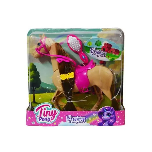 Unicornio Tiny para peinar con accesorios en burbuja 30x29x6 cm